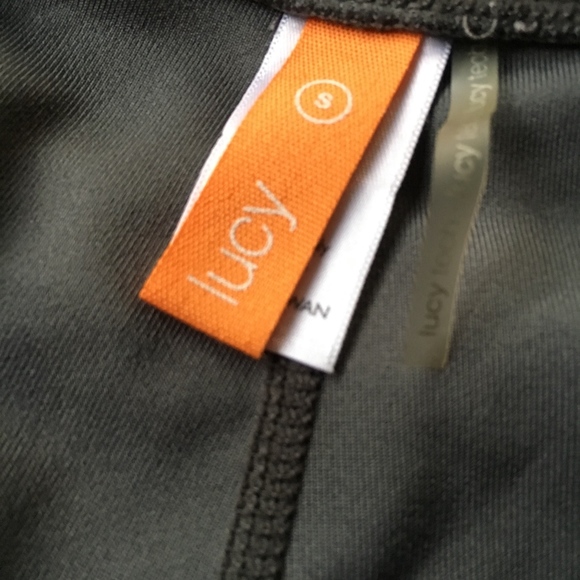 NWOT Lucy Powermax Gray Yoga Pants - Picture 5 of 5